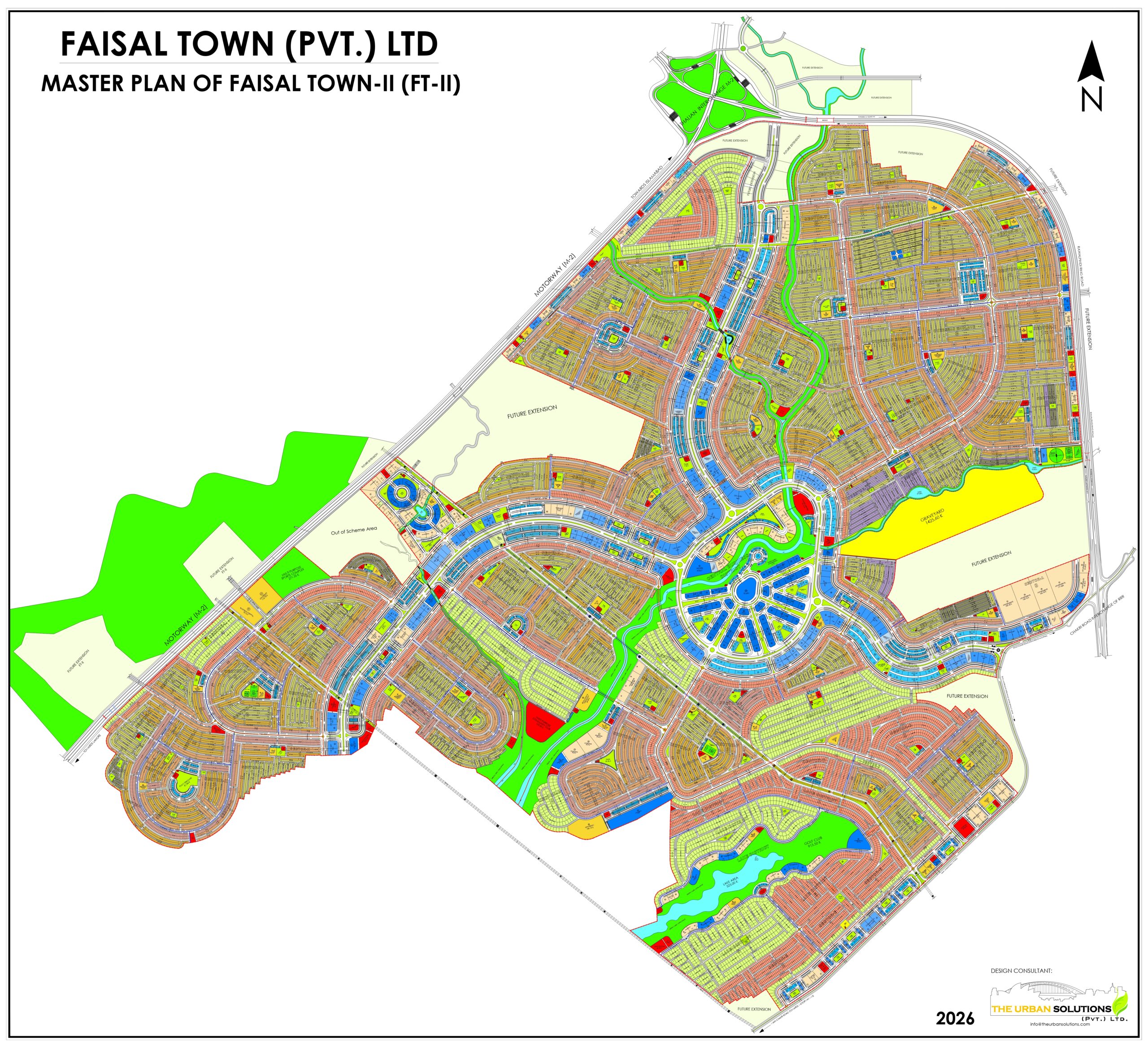 Master Plan Overview of Faisal Town Phase II