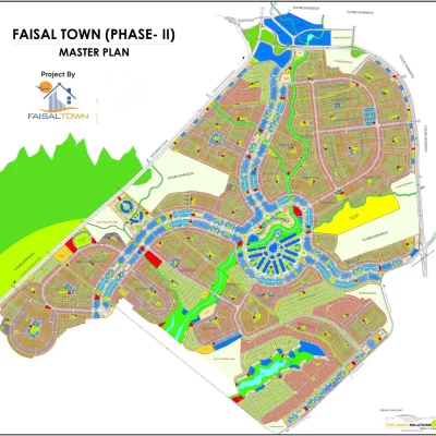 Location Map of Faisal Town Phase 2
