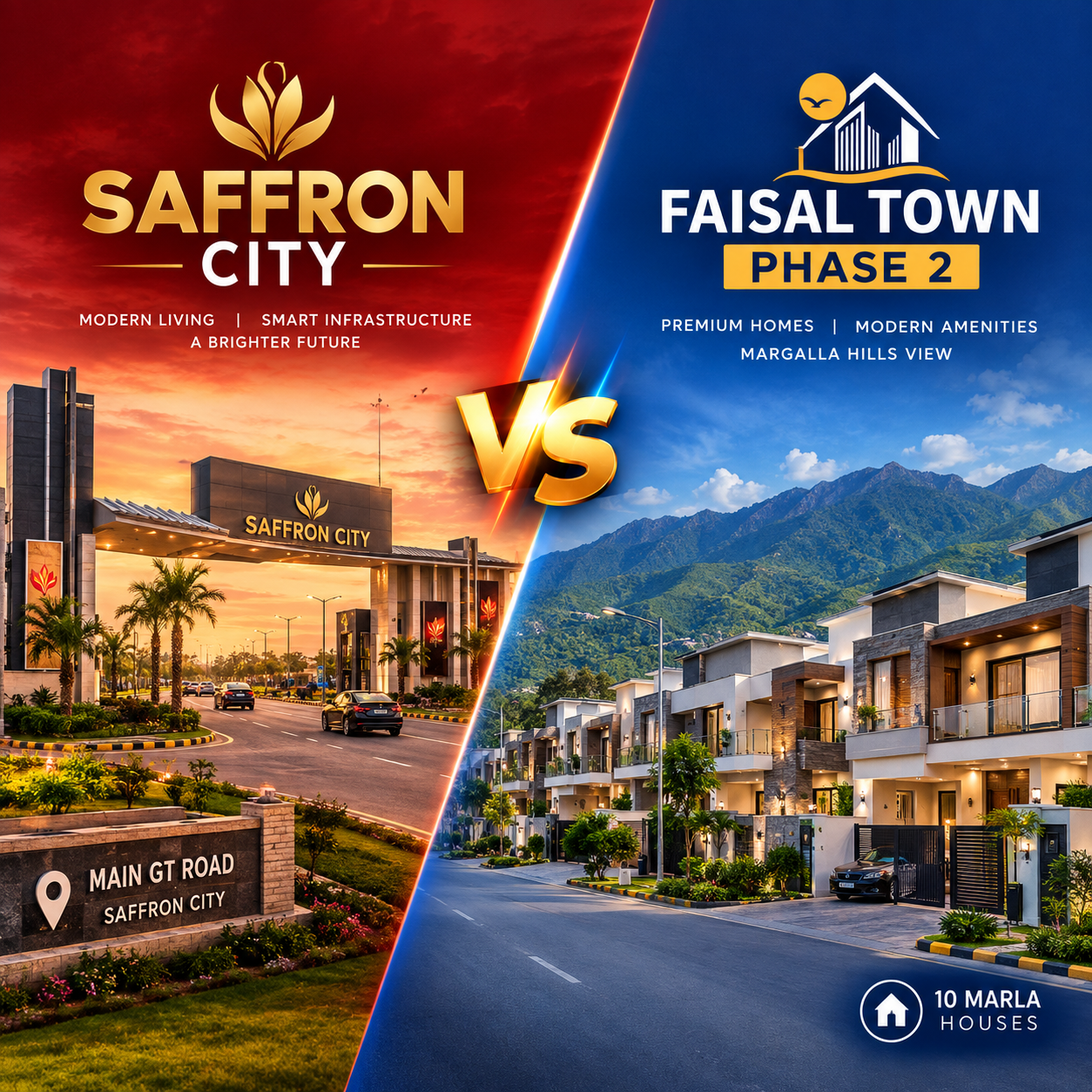 Faisal Town vs Saffron City